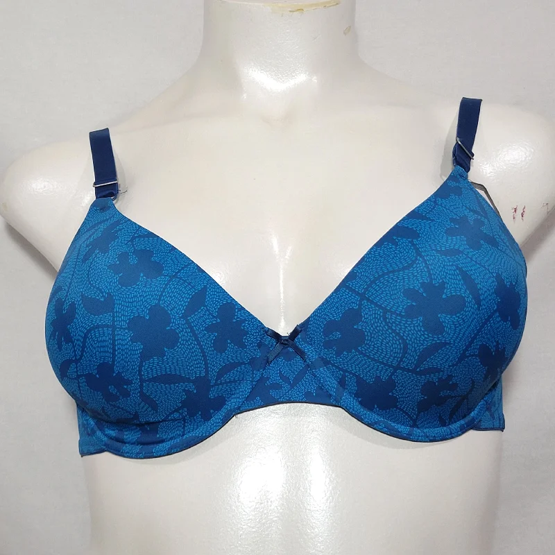 Maidenform 05701 5701 Self Expressions T-Shirt UW Bra 34D Oceanic Blue Black Boxy Fit Fitted Loose Maidenform 05701 5701 Self Expressions T-Shirt UW Bra 34D Oceanic Blue Black Boxy Fit Fitted Loose