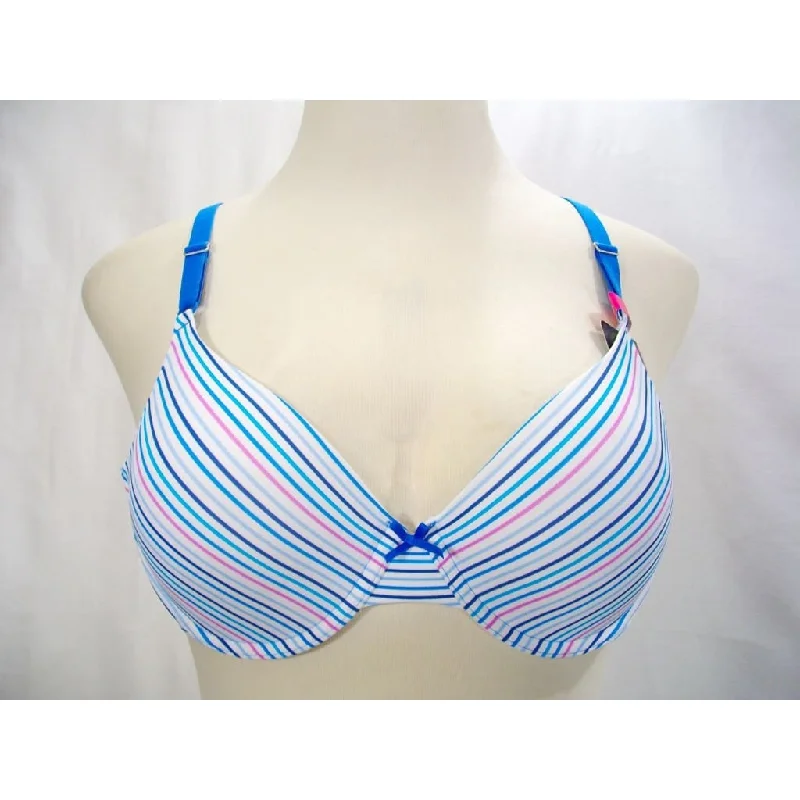 Maidenform 05701 5701 Self Expressions T-Shirt UW Bra 36DD Blue Stripes NWT Thin T-Shirt Open Front Quick Dry Maidenform 05701 5701 Self Expressions T-Shirt UW Bra 36DD Blue Stripes NWT Thin T-Shirt Open Front Quick Dry