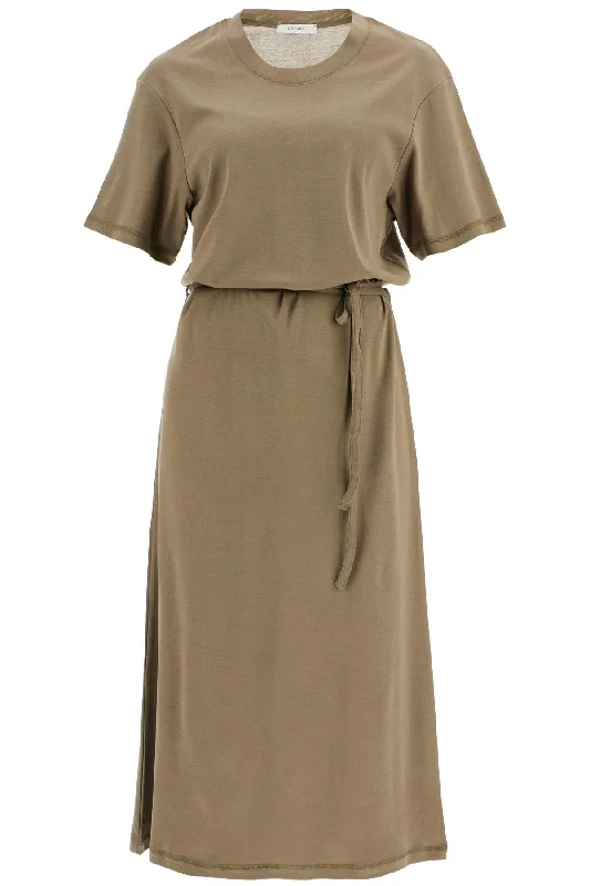 Midi T-shirt Style Dress Machine Wash Dry Clean Hand Wash
