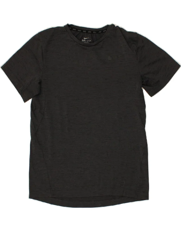 NIKE Womens Dri Fit T-Shirt Top UK 18 XL Grey Polyester Satin Fabric Silk Fabric Chiffon Fabric NIKE Womens Dri Fit T-Shirt Top UK 18 XL Grey Polyester Satin Fabric Silk Fabric Chiffon Fabric