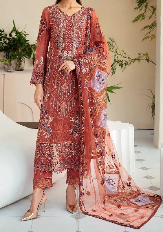Ramsha Dastoor Pakistani Luxury Chiffon Dress