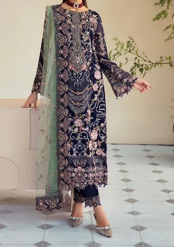 Ramsha Dastoor Pakistani Luxury Chiffon Dress