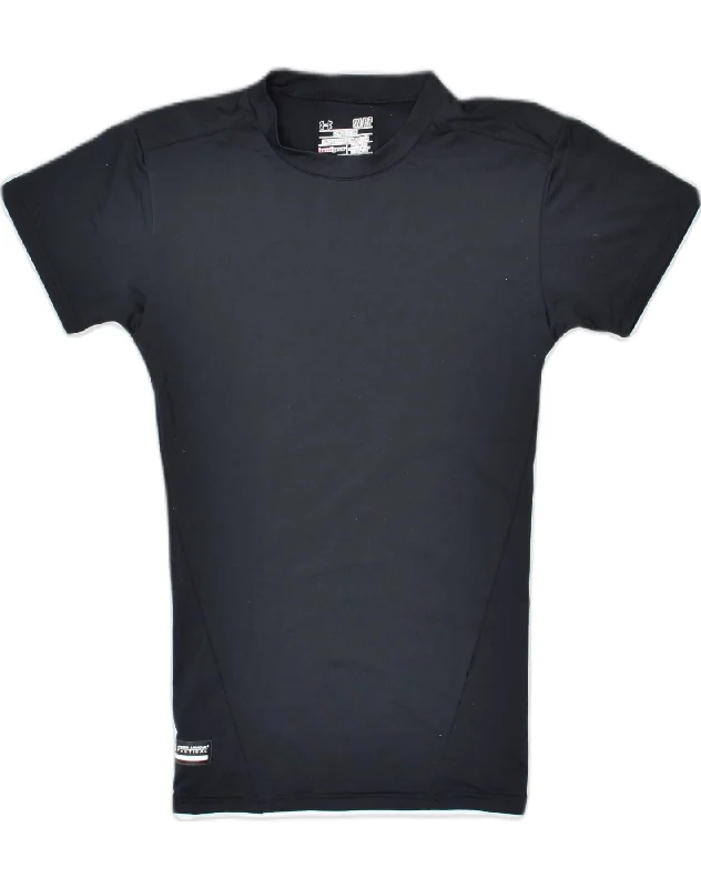 UNDER ARMOUR Womens Slim Fit T-Shirt Top UK 8 Small Black Handmade Hand-knitted Hand-woven UNDER ARMOUR Womens Slim Fit T-Shirt Top UK 8 Small Black Handmade Hand-knitted Hand-woven