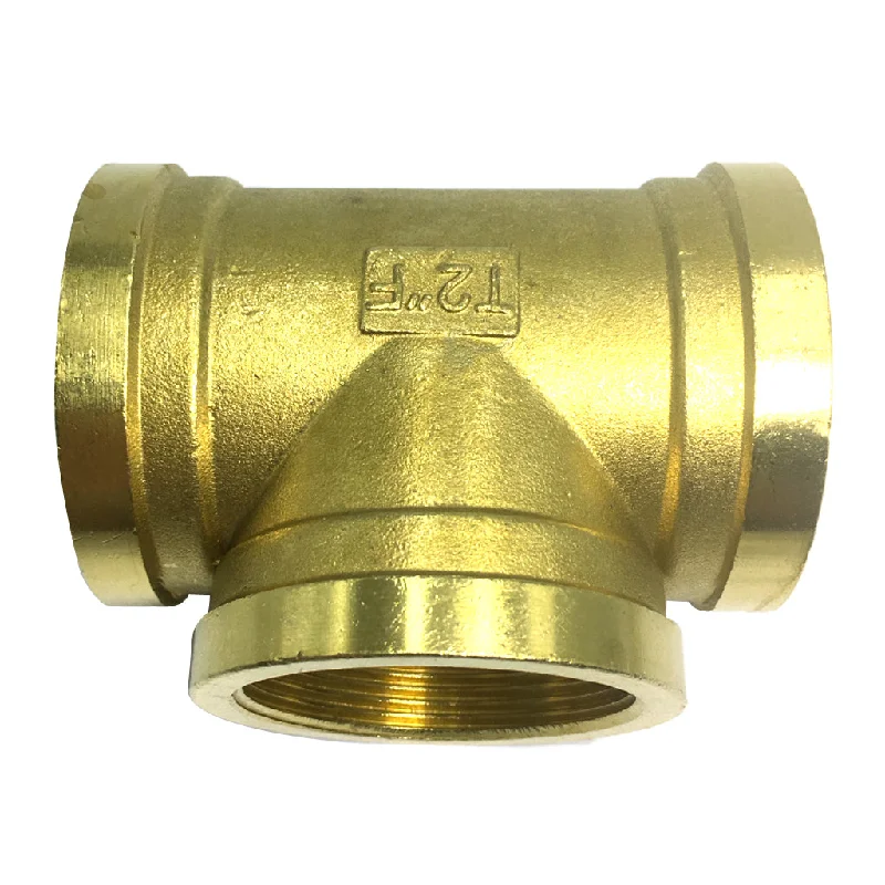 Max 1 Pc 3-Way Tee Female Full Brass Thread Connector Adapter Fitting DN50 G2" Mesh Canvas Denim Max 1 Pc 3-Way Tee Female Full Brass Thread Connector Adapter Fitting DN50 G2" Mesh Canvas Denim