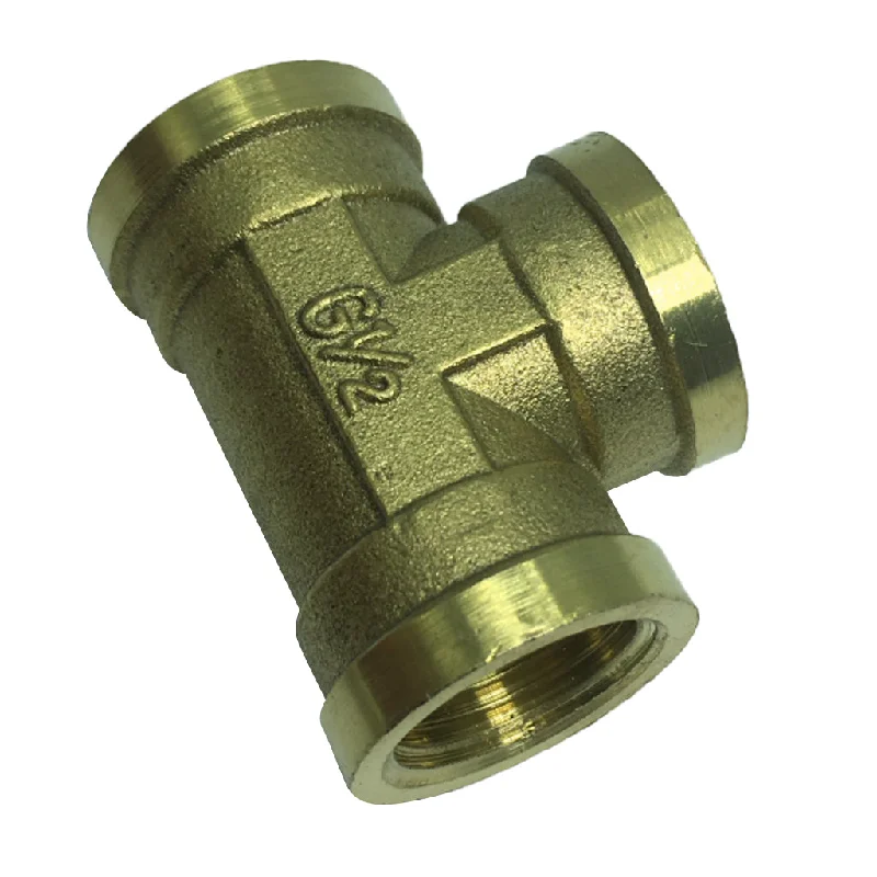 Max 1 Pc Female x Female x Female Tee Brass Thread Pipe Connector Adapter G1/2" Machine Wash Dry Clean Hand Wash Max 1 Pc Female x Female x Female Tee Brass Thread Pipe Connector Adapter G1/2" Machine Wash Dry Clean Hand Wash