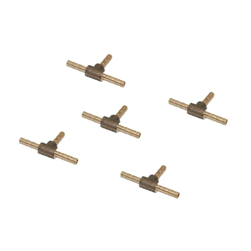 Max Maxb 5pcs Brass T Type Joiner Fuel Hose Joiner Tee Connector Air Water Gas 4mm Graphic Embroidered Appliqued Max Maxb 5pcs Brass T Type Joiner Fuel Hose Joiner Tee Connector Air Water Gas 4mm Graphic Embroidered Appliqued