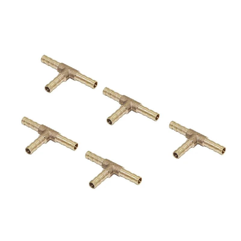 Max Maxb 5pcs Brass T Type Joiner Fuel Hose Joiner Tee Connector Air Water Gas 6mm Cozy Warm Stylish Max Maxb 5pcs Brass T Type Joiner Fuel Hose Joiner Tee Connector Air Water Gas 6mm Cozy Warm Stylish
