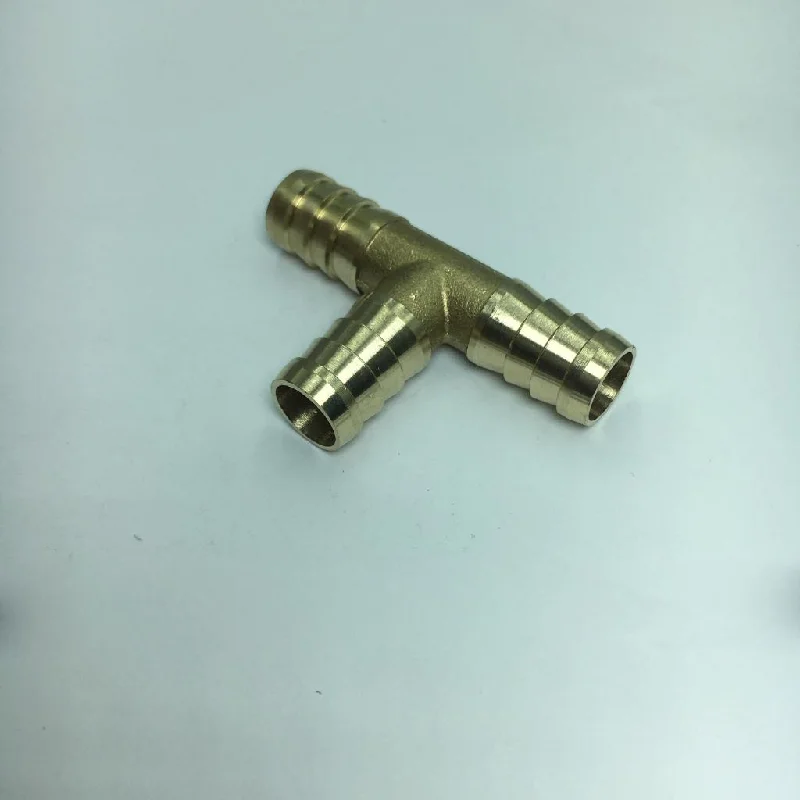 Max Brass Thread T Shaped Equal Tee Connectors Adapters 12mm Sequined Glittery Shiny Max Brass Thread T Shaped Equal Tee Connectors Adapters 12mm Sequined Glittery Shiny