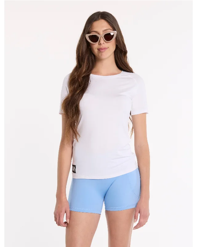 Clique Flex Tee - White Front Pockets Side Pockets Patch Pockets