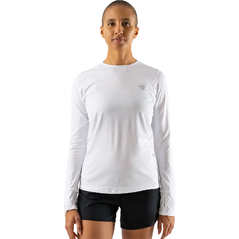Women's UPF Tee Ice Long Sleeve Nylon Fabric Polyester Fabric Spandex Fabric