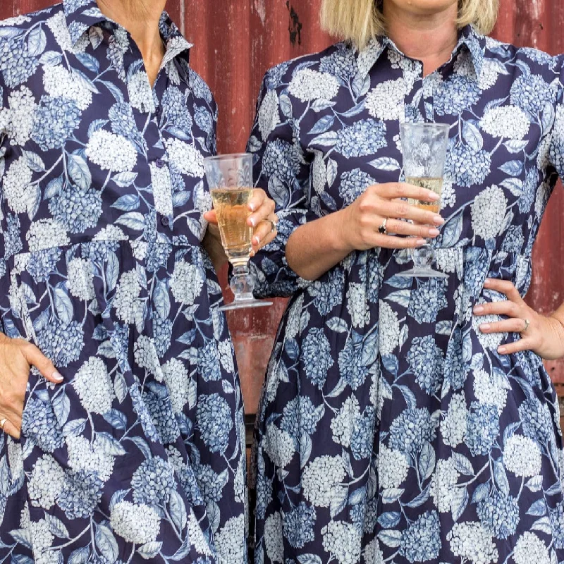 'Azores' Liberty Print Tiered Collared Maxi Dress Chic Summer Maxi Dress