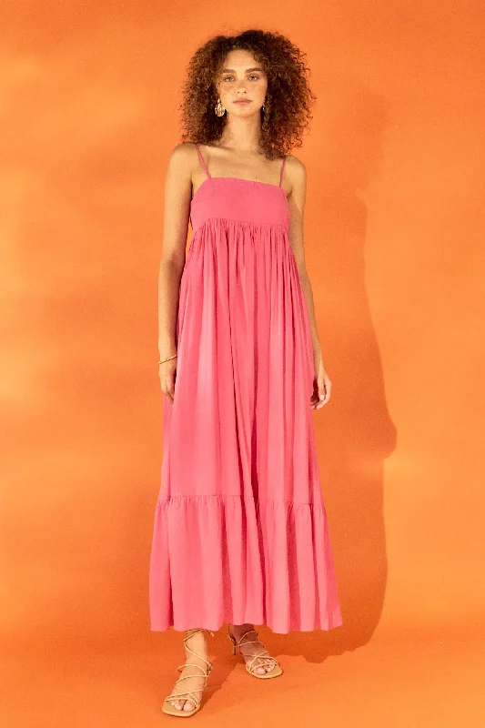 Babydoll Maxi Dress Cozy Knitted Maxi Dress