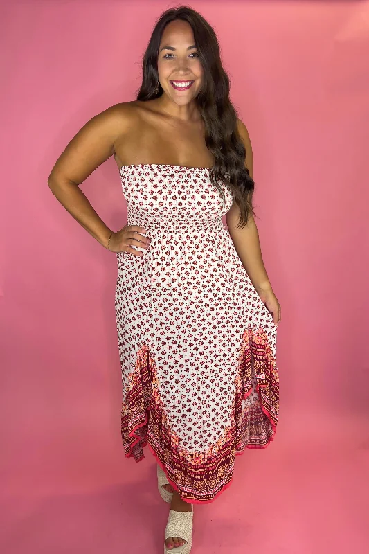 Desert Sunset Strapless Maxi Dress Classic Strapless Maxi Dress