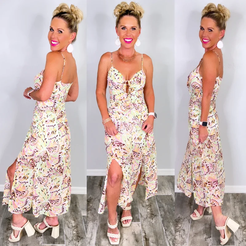 On Maui Time Maxi Dress Elegant Lace Maxi Dress