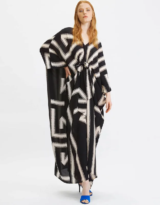 Onyx Latest Printed Maxi Dress Elegant Sleeveless Maxi Dress