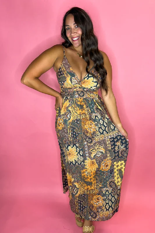 Sunsets in San Diego Maxi Dress Chic Button-Up Maxi Dress