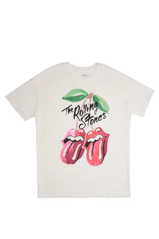 The Rolling Stones Cherry Graphic Relaxed Tee