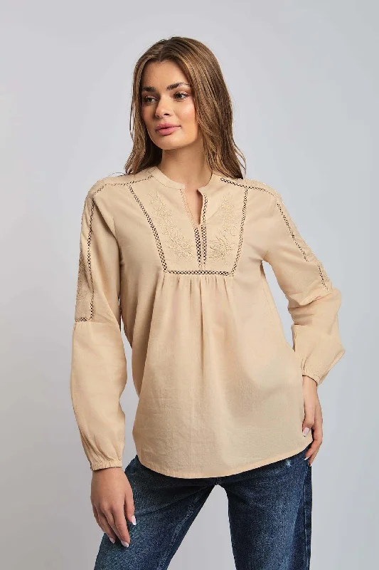 Blouse Oversized Silk Blouse