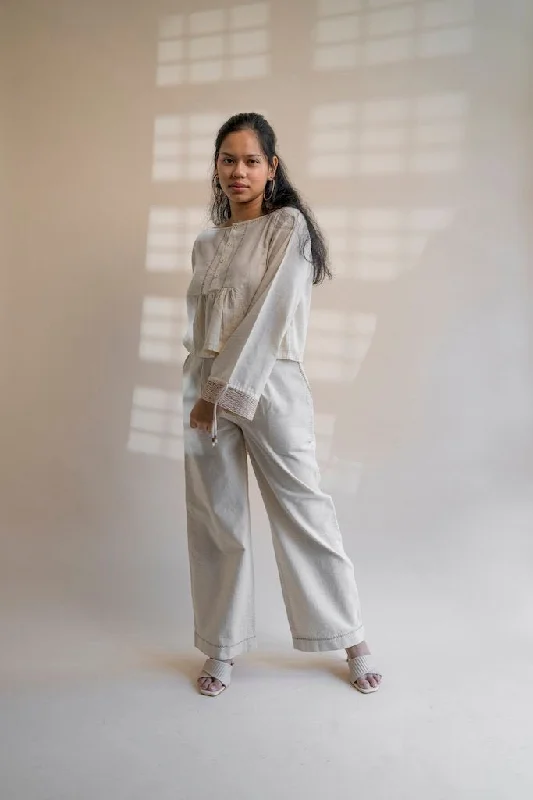 Dawning Reversible Blouse Sheer Mesh Blouse