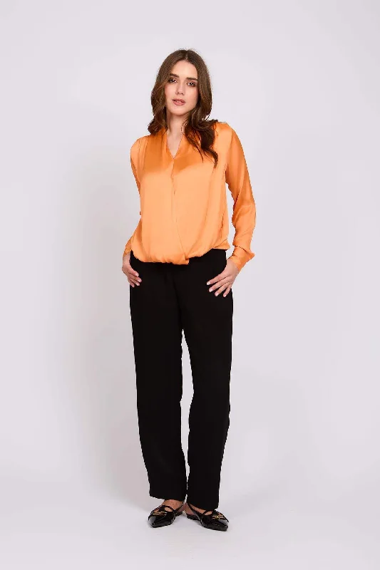 Blouse Semi-Sheer Blouse