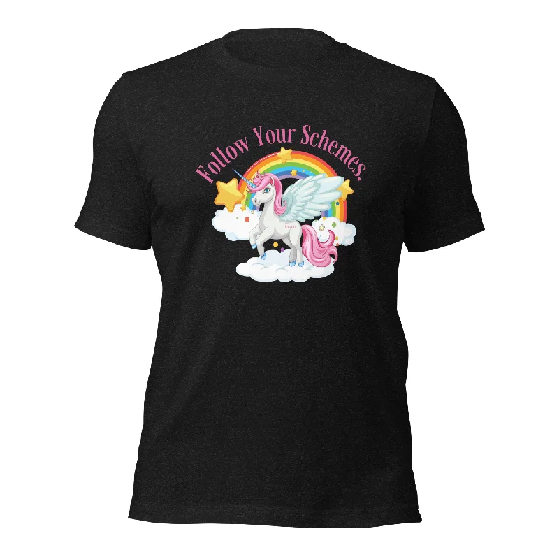 Follow Your Schemes Unicorn Unisex t-shirt