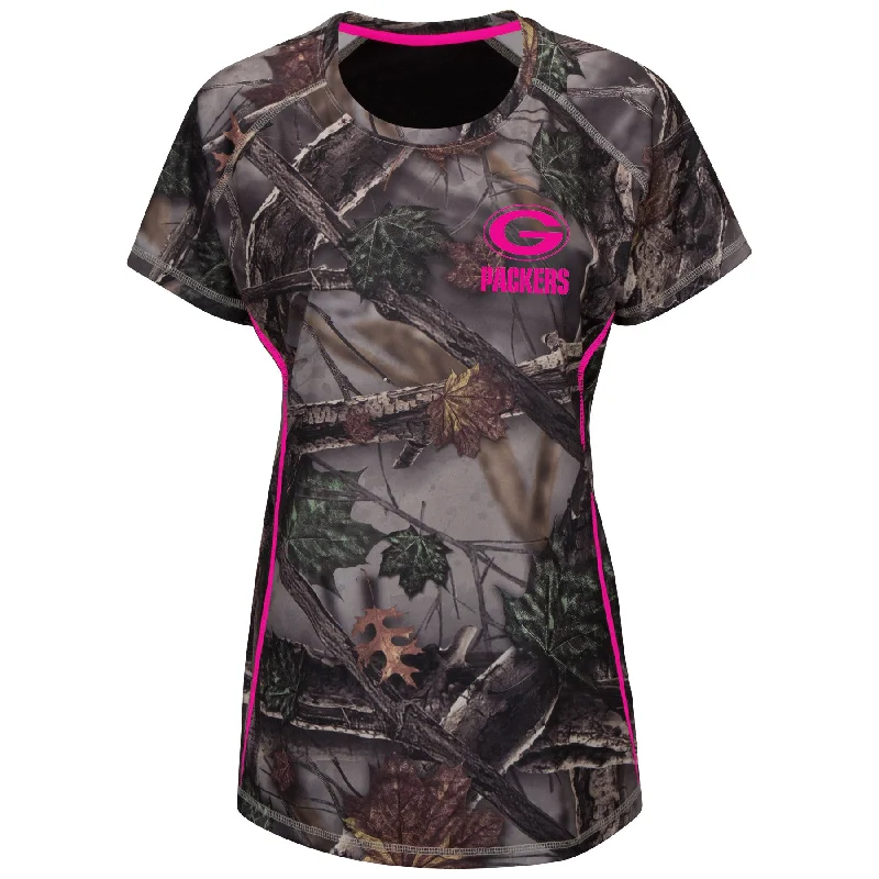 Green Bay Packers The Woods Women's Camo Tee