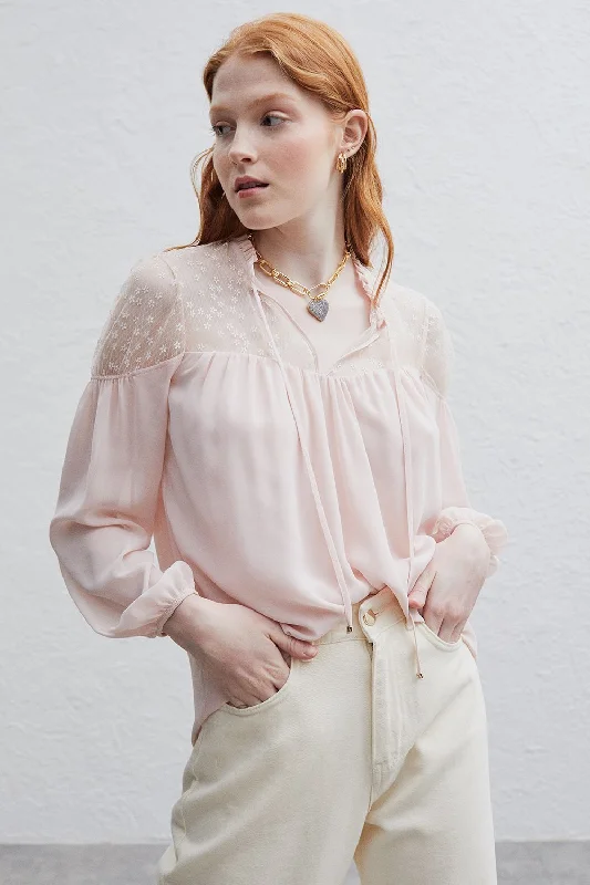 Herman Blouse Vintage Polka Blouse