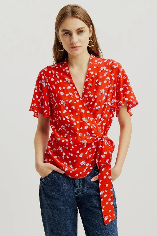 Josue Blouse Stretchy Fitted Blouse
