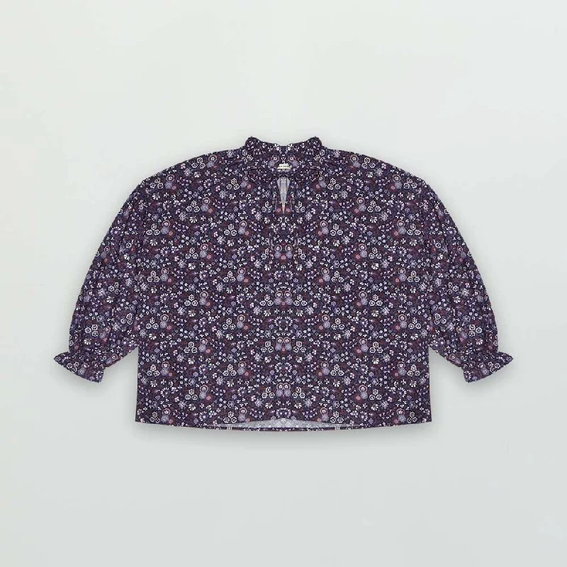 Olivia Liberty Woman Blouse - Felicity Liberty Print Peter Pan Collar Blouse