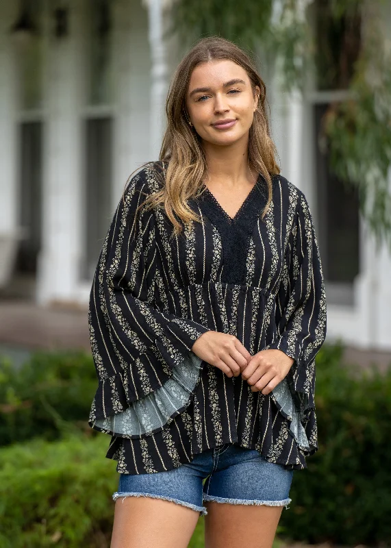 P2S2597643 Wms Lilbieth Blouse Casual Stripe Blouse