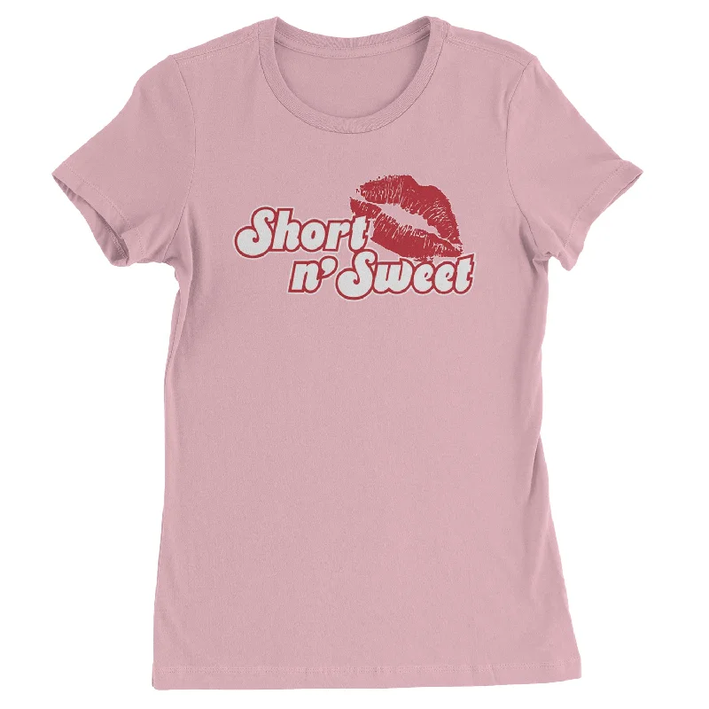 Short N' Sweet Red Lips  Womens T-shirt