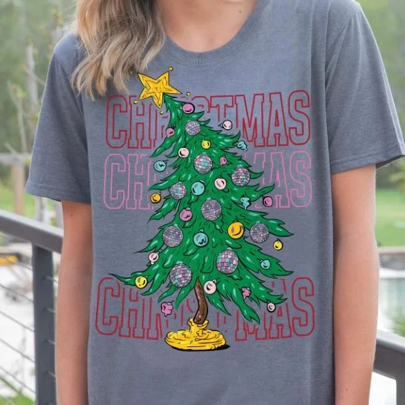 Simply Southern Women’s Christmas Tree Short Sleeve T-Shirt