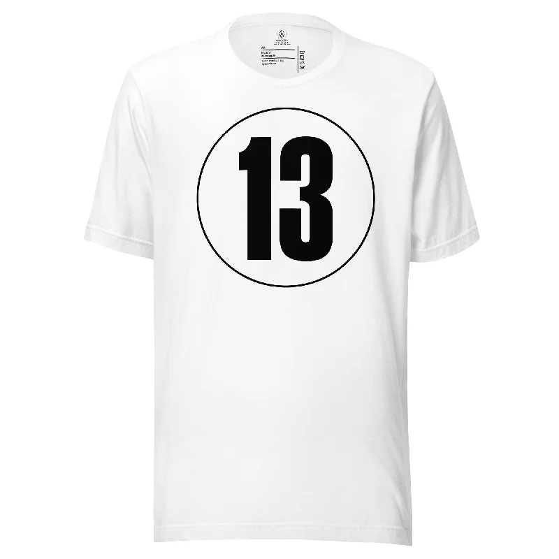 Unisex t-shirt: Black on White 13