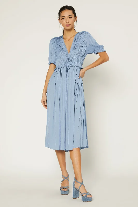 Amelia Pleated Maxi Dress