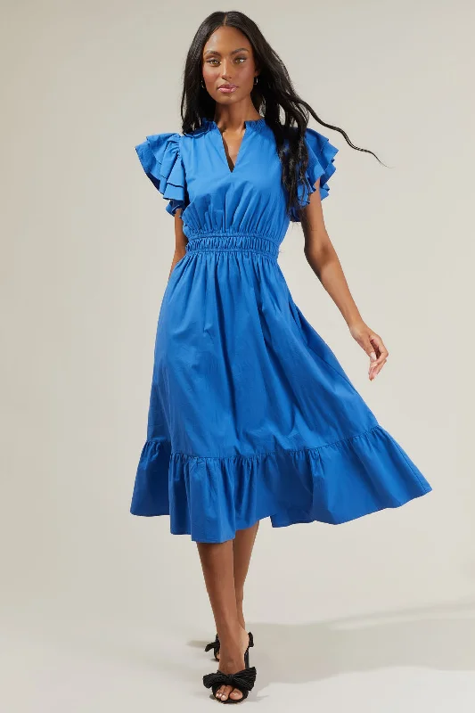 Kinny Poplin Maxi Dress