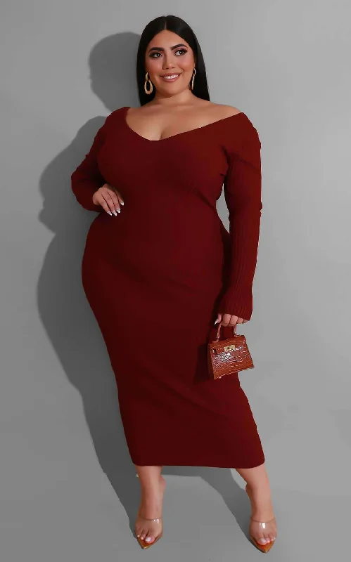 Plus Size Woman  Women  Dress V-neck Sunken Stripe Maxi Dress