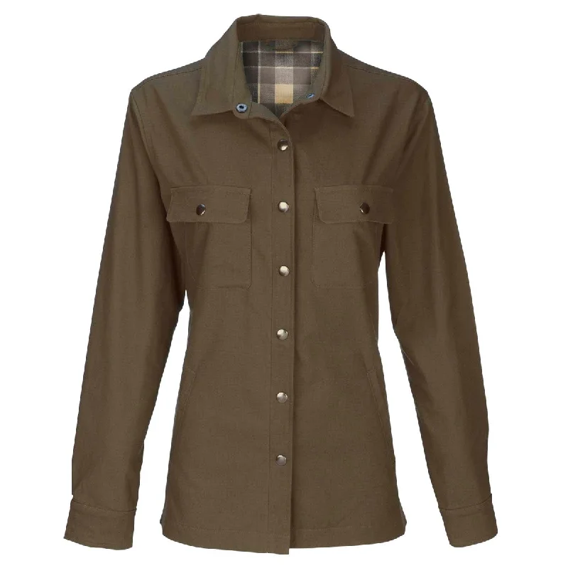 Vantage Women's Taupe Green Boulder Shirt Jacket Snapped Jacket Toggled Jacket Drawstring Jacket Vantage Women's Taupe Green Boulder Shirt Jacket Snapped Jacket Toggled Jacket Drawstring Jacket