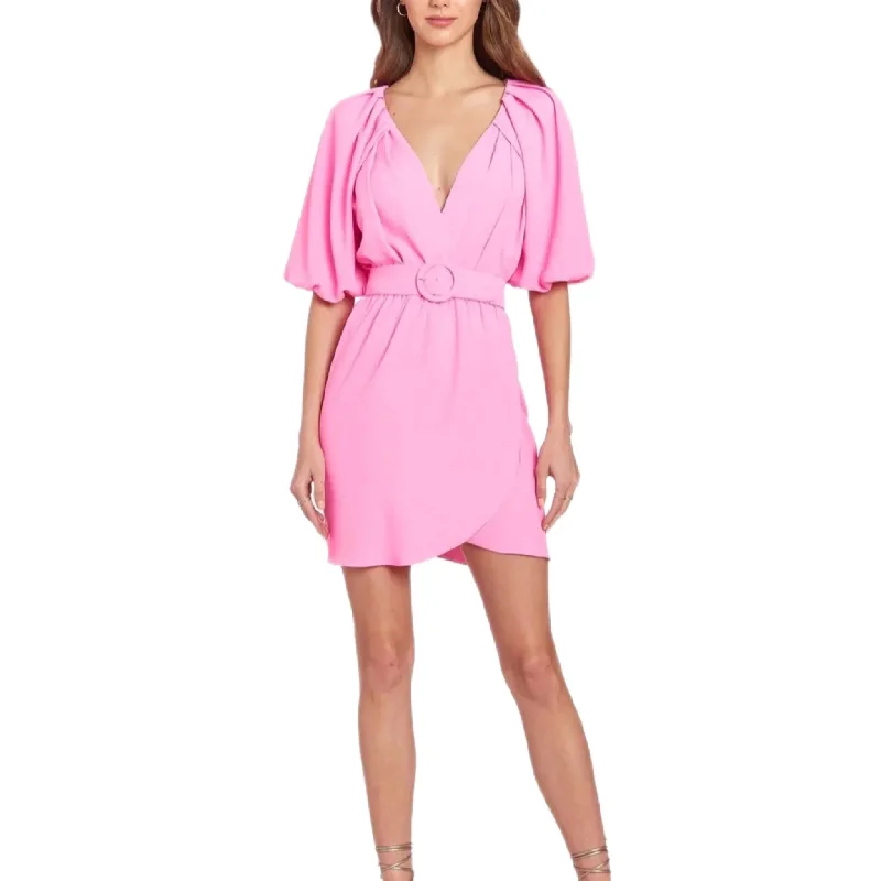 Durand Mini Dress - Shocking Pink. Trendy Camisole Mini Dress