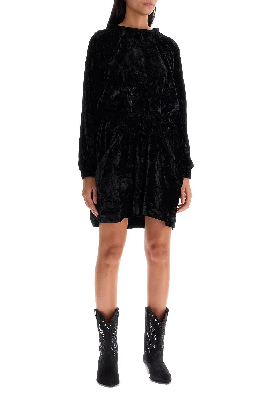 Isabel Marant Lassie Mini Dress Comfortable Smocked Mini Dress