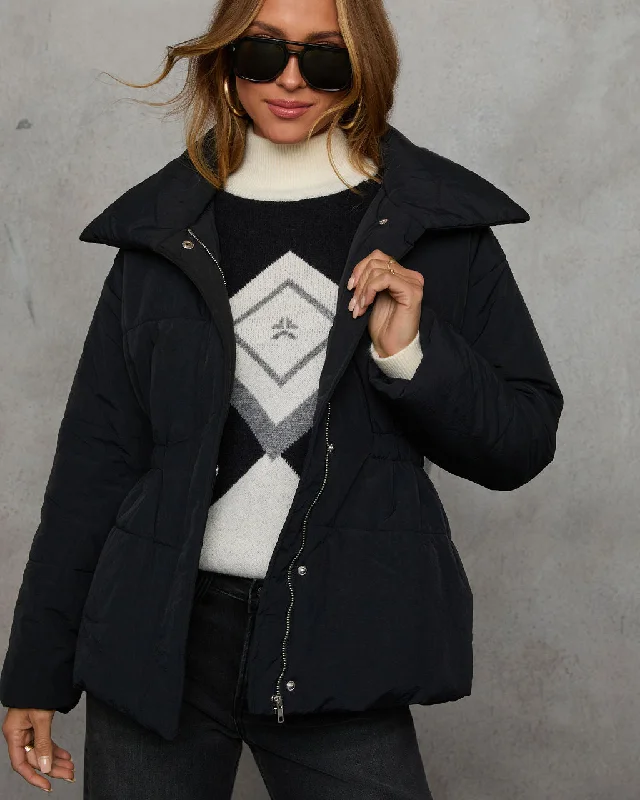 Bleecker Street Puffer Jacket Print Jacket Jacquard Jacket Patchwork Jacket