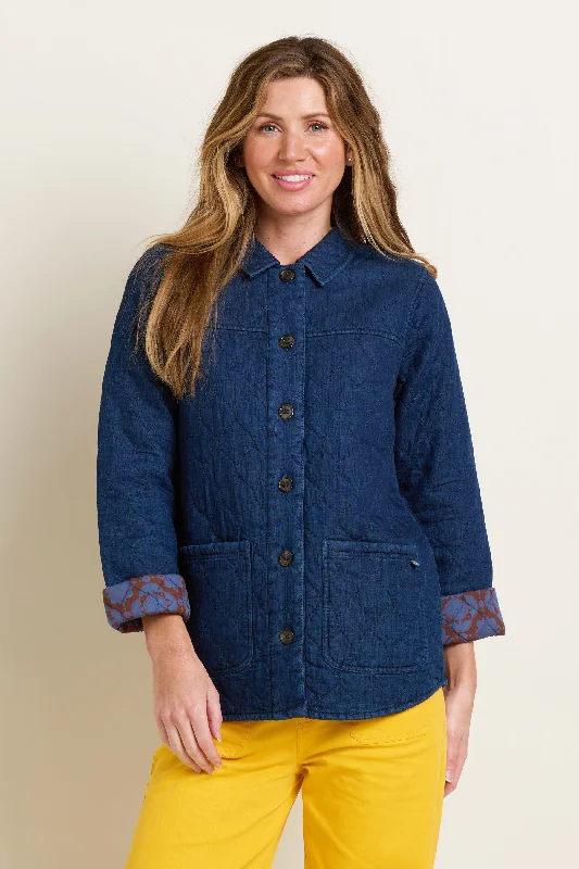 Bradford Quilted Denim Jacket Wool Jacket Cashmere Jacket Tweed Jacket
