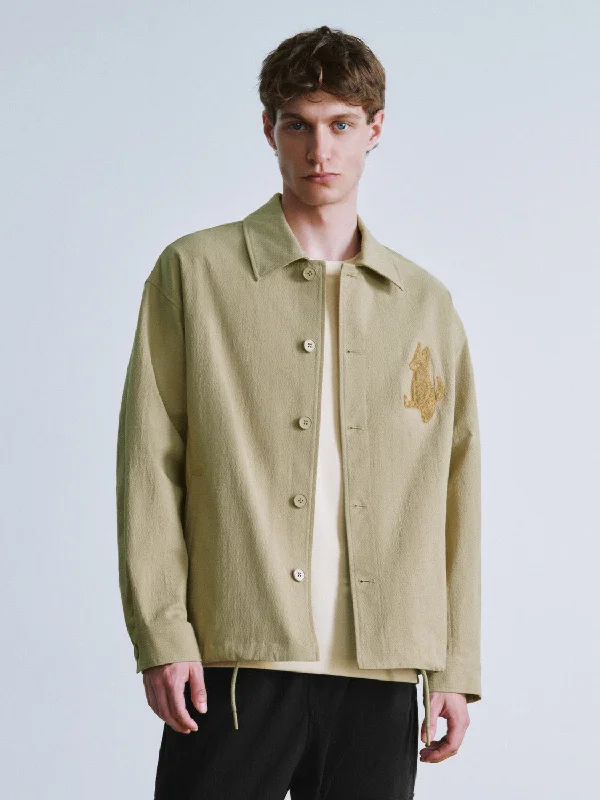 Button Up Oversized Jacket A-Line Jacket Boat Neck Shawl Collar