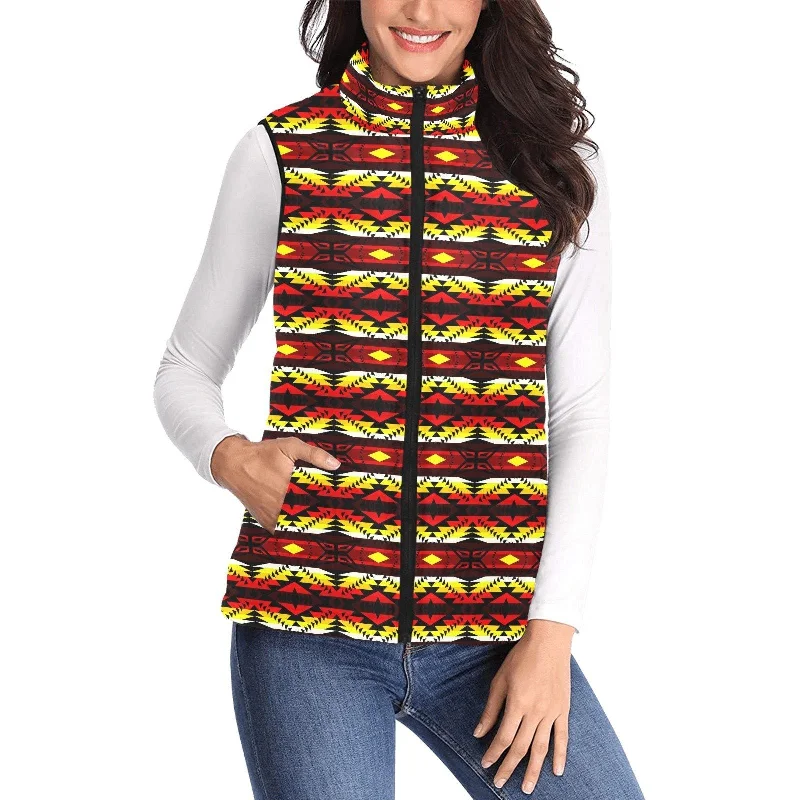 Canyon War Party Women's Padded Vest Jacket Cotton Fabric Linen Fabric Terry Fabric Canyon War Party Women's Padded Vest Jacket Cotton Fabric Linen Fabric Terry Fabric
