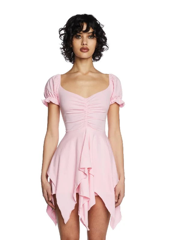 Chasin' Rainbows Mini Dress Fashionable Denim Mini Dress