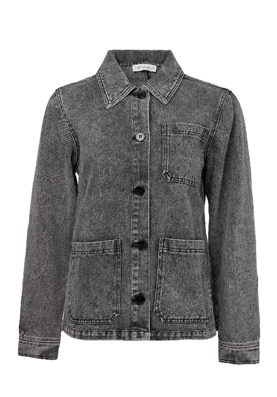 Jacket J2342 Jeans-Gris Striped Jacket Polka Dot Jacket Floral Jacket