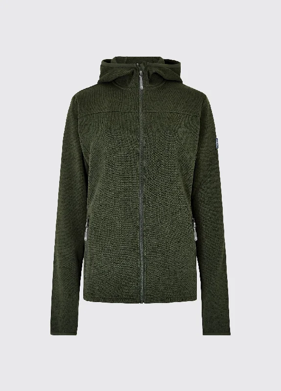 Ardcairn Fleece Jacket - Pesto Fitted Jacket Loose Jacket Oversized Jacket