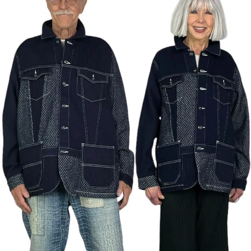 PATCHWORK JACKET Nylon Jacket Polyester Jacket Spandex Jacket