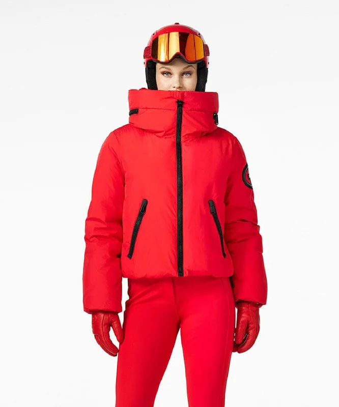 Women's Porter Ski Jacket Stand-Up Collar Roll-Neck Collar Turtle Neck