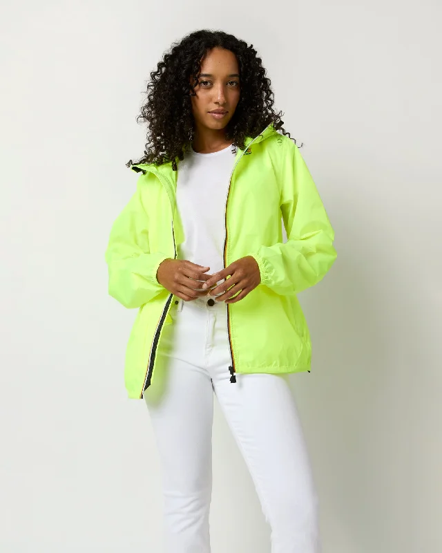 Le Vrai 3.0 Claude Jacket in Yellow Soleil Notch Collar Peter Pan Collar Cowl Neck