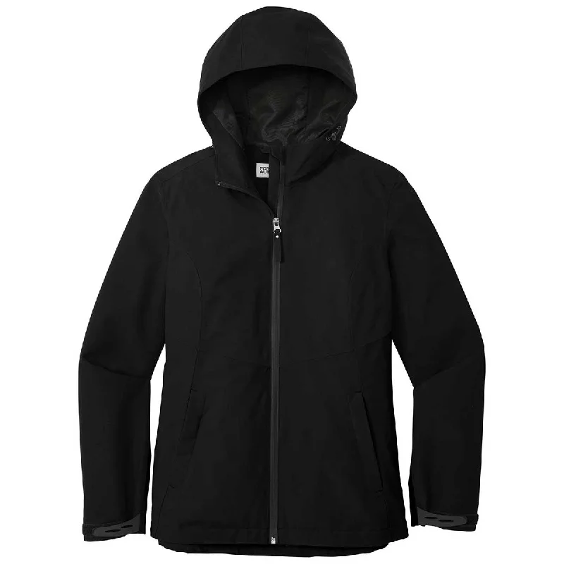 Port Authority Women's Deep Black Tech Rain Jacket Denim Jacket Leather Jacket Suede Jacket Port Authority Women's Deep Black Tech Rain Jacket Denim Jacket Leather Jacket Suede Jacket